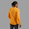 Nagami Orange Montane Men's Dart Lite Long Sleeve T-Shirt Model Back