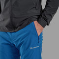 Neptune Blue Montane Men's Dynamic Lite Stretch Pants Model 3