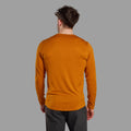 Amber Montane Men's Dart Long Sleeve T-Shirt Model Back