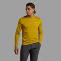 Ginkgo Gold Montane Men's Dart Long Sleeve T-Shirt Model Front