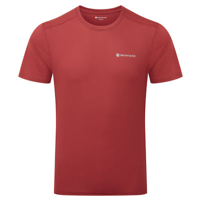 Neptune Blue Montane Men's Dart Nano Reg Fit T-Shirt Front MDNTRNEP