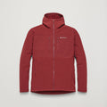 Dark Maple Montane Men's Dura XT Hooded Fleece Jacket Front MDXTHDAM
