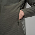 Moss Montane Men's Dura XT Hooded Fleece Jacket Model 6 MDXTHMOS