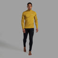 Ginkgo Gold Montane Men's Dart XT Thermal Zip Neck Long Sleeved Top Model 3