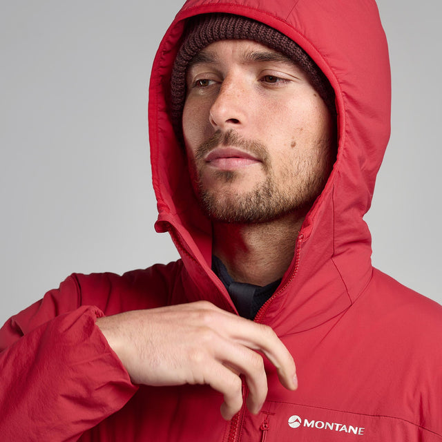 Hooded jacket mens deals