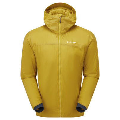 Ginkgo Gold Montane Men's Fortes Lite Hooded Insulated Jacket Front