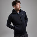 Black Montane Men's Fury XT Hooded Fleece Jacket Model 5