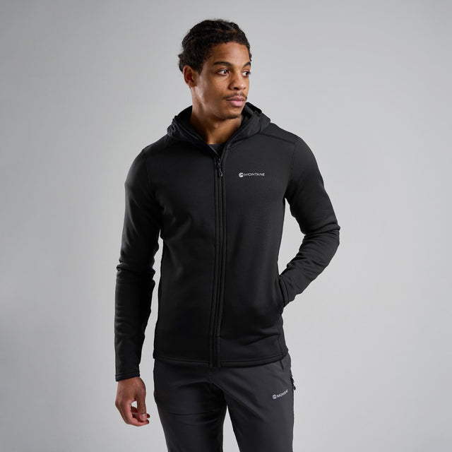 Men's fleece jacket with hood best sale