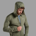 Caper Montane Men's Fury Lite Hooded Fleece Jacket Model 4