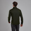 Oak Green Montane Men's Fury XT Fleece Pull-On Model Back