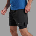 Black Montane Men's Jetstream 5" Trail Running Shorts Model 3