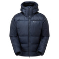 Eclipse Blue Montane Men's Kamen XT Hooded Down Jacket Front