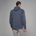 Dark Sky Montane Men's Khamsin Lite Hooded Softshell Jacket Model Back MKHLHDAS