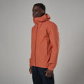 Lava Montane Men's Norste Lite Waterproof Jacket Model Front MNLJALAV