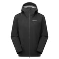 Black Montane Men's Phase Waterproof Jacket Front