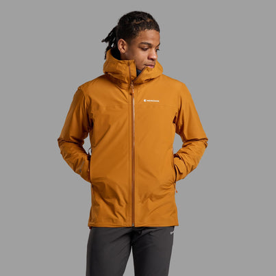 Amber Montane Men's Phase Lite Waterproof Jacket Front