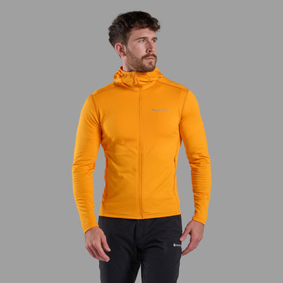 Nagami Orange Montane Men's Protium Lite Hooded Fleece Jacket Front