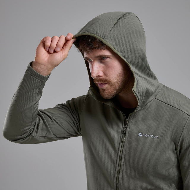 Montane Mens Protium XPD Hooded Fleece Jacket, Blue, Medium, New, RRP £160, B121 | UK