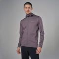 Dusk Montane Men's Protium Hooded Fleece Jacket Model Front MPRHODUS