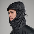 Black Montane Men's Prism Hooded Insulated Jacket Model 6