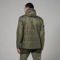 Caper Montane Men's Prism Hooded Insulated Jacket Model Back