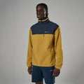 Ginkgo Gold Montane Men's Roco Fleece Pull On Model Front MROPOGIN