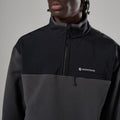 Midnight Grey Montane Men's Roco Fleece Pull On Model 4 MROPOMNG