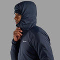 Eclipse Blue Montane Men's Sirocco Hooded Insulated Jacket Model 6