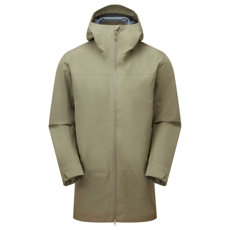 Caper Montane Men's Spirit Long Waterproof Jacket Front