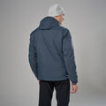 Dark Sky Montane Men's Sirocco XT Hooded Insulated Jacket Model Back MSXTHDAS