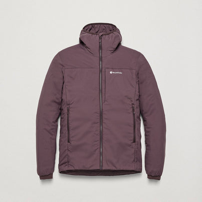 Dark Garnet Montane Men's Sirocco XT Hooded Insulated Jacket Front MSXTHDGA