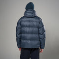 Dark Sky Montane Men's Thaw Hooded Down Jacket Model Back MTHAHDAS