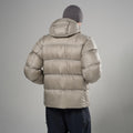 Ridge Montane Men's Thaw Hooded Down Jacket Model Back MTHAHRID