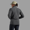 Midnight Grey Montane Men's Tenacity Nano Softshell Jacket Model Back