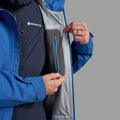 Neptune Blue Montane Men's Torren Waterproof Jacket Model 7