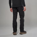 Black Montane Men's Tenacity XT Softshell Pants Model Back MTPARBLA