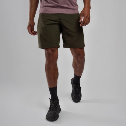 Oak Green Montane Men's Terra Shorts Front MTRASOAK