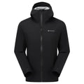 Black Montane Men's Vortic Waterproof Jacket Front