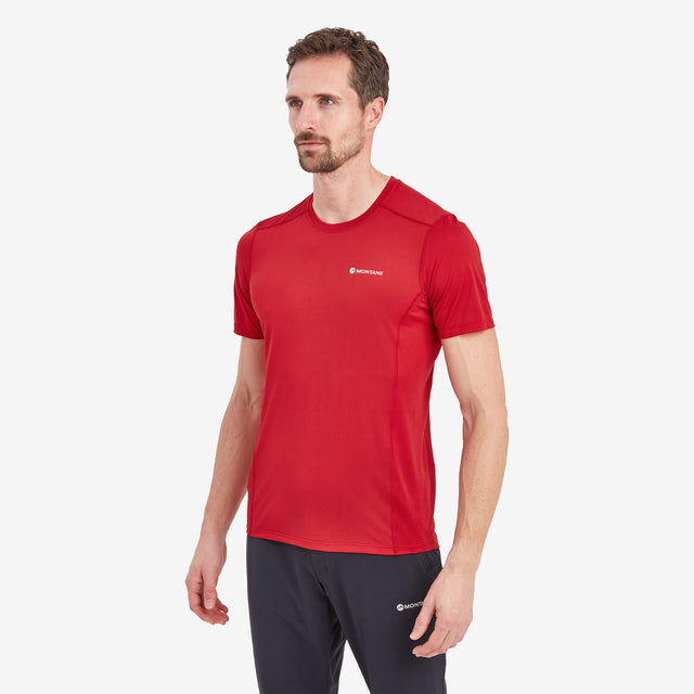 Montane Mens Dart Long Sleeve T-Shirt (Acer Red)